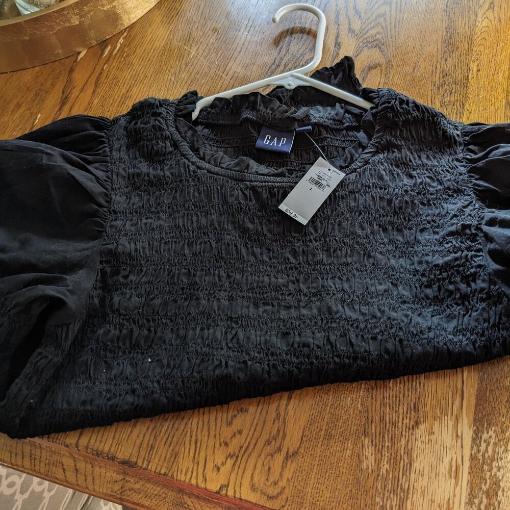 GAP Smocked Cotton Shirt